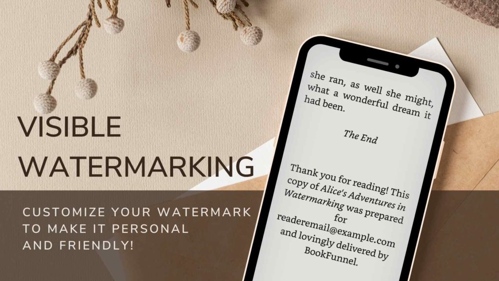 Watermarking EPUB and PDF Files | BookFunnel Author Knowledge Base